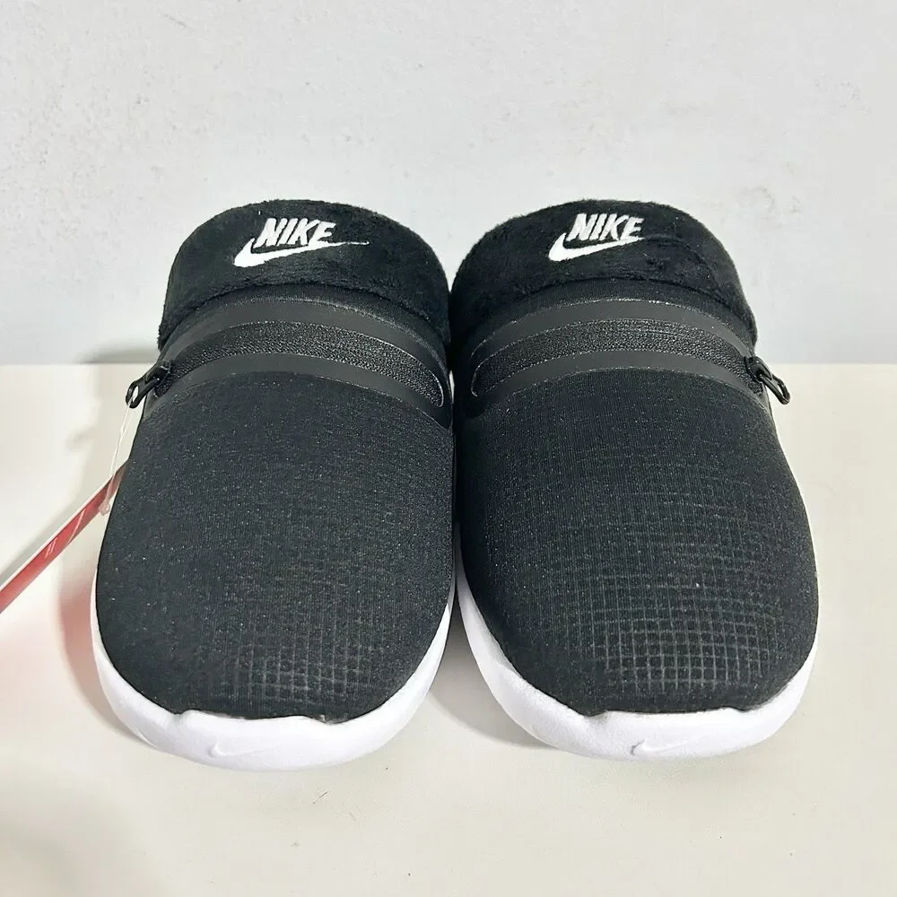 Nike Wmns Burrow “Black White” Women’s Size 7 Lifestyle Comfort Slip-On Sandals